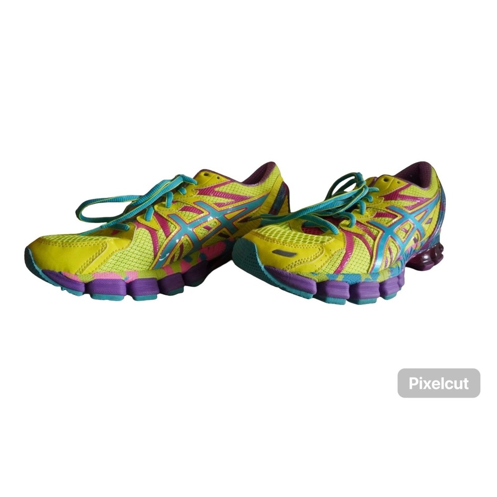 Asics Gel-Sendai 3 T693N Women's Sneakers 9 Multicolor Athletic Running Shoes - Picture 3 of 10